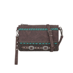 MW1205-181 Montana West Tooled Collection Clutch/Crossbody