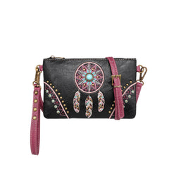 MW1206-181 Montana West Embroidered Collection Clutch/Crossbody