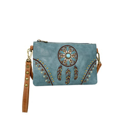 MW1206-181 Montana West Embroidered Collection Clutch/Crossbody
