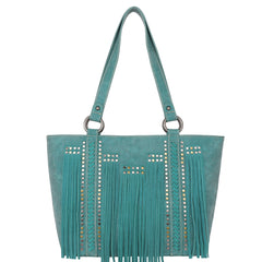 MW1208G-8317 Montana West Fringe Collection Concealed Carry Tote