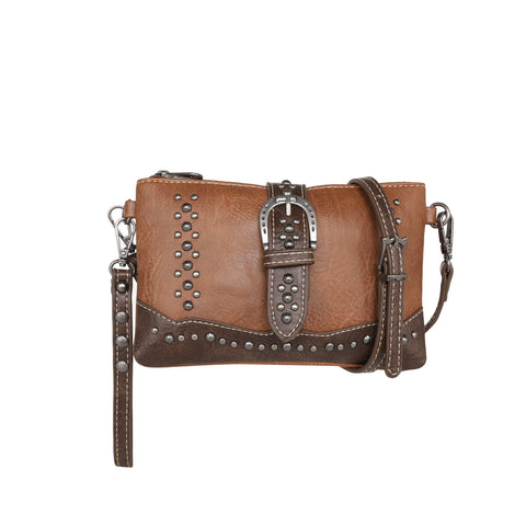 MW1209-181 Montana West Buckle Collection Clutch/Crossbody