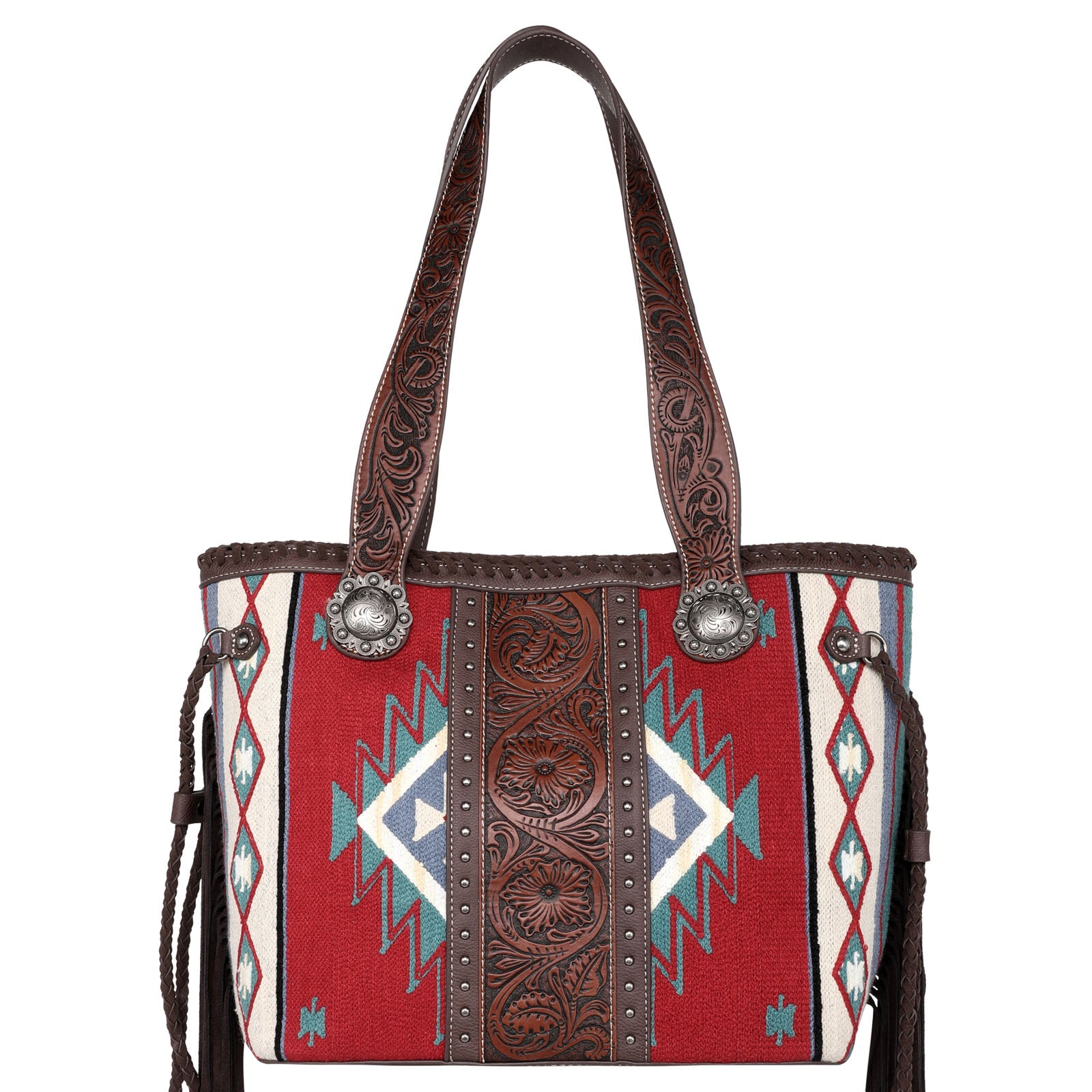 Montana West Women's Chain Shoulder Tote Bag