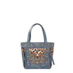 MW1213-923 Montana West Embroidered Collection Small Tote/Crossbody