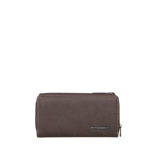 MW1215-W010 Montana West Hair-On Cowhide Collection Wallet