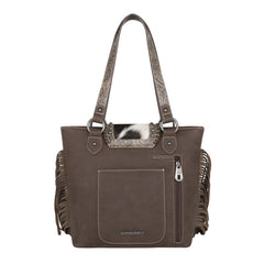 MW1215G-8317 Montana West Hair-On Cowhide Collection Aztec Tapestry Concealed Carry Tote