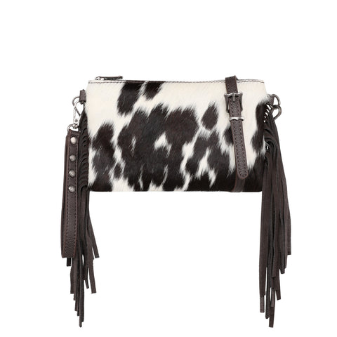 MW1219-181 Montana West Hair-On Collection Clutch/Crossbody