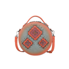 MW1220-118 Montana West Cut-out Aztec Collection Circle Bag/Crossbody