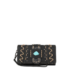 MW1221-W018 Montana West Tooled Collection Wallet