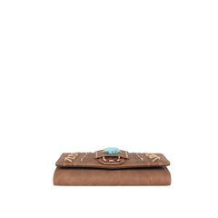 MW1221-W018 Montana West Tooled Collection Wallet