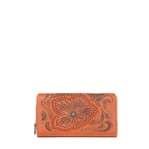 MW1222-W010 Montana West Cut-out Collection Wallet