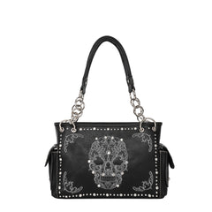 MW494G-8085 Montana West Sugar Skull Collection Concealed Handgun Satchel