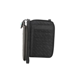 MW629BK Montana West Western Tooled Phone Case Crossbody Wallet Black