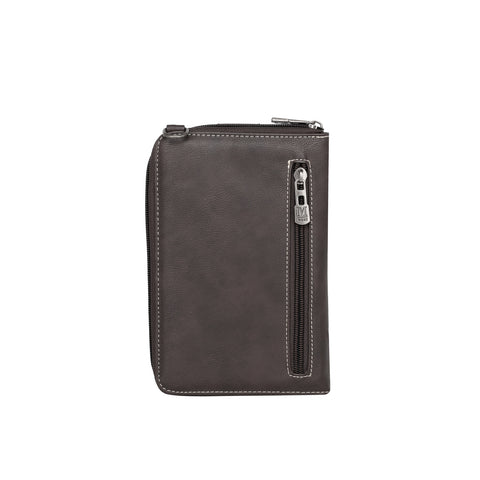 MW629CF Montana West Western Tooled Phone Case Crossbody Wallet Coffee
