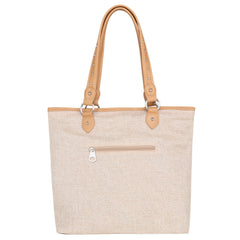 MW739-9318 Montana West Texas Pride Collection Canvas Tote Bag