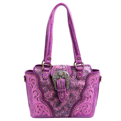 MW823G-8250 Montana West Buckle Collection Concealed Carry Tote