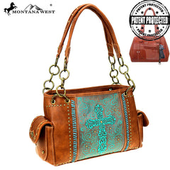MW884G-8085  Montana West Spiritual Collection Concealed Carry Satchel