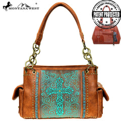 MW884G-8085  Montana West Spiritual Collection Concealed Carry Satchel