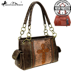 MW884G-8085  Montana West Spiritual Collection Concealed Carry Satchel