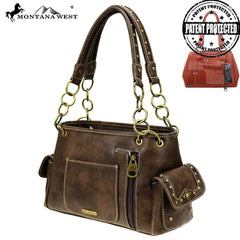 MW884G-8085  Montana West Spiritual Collection Concealed Carry Satchel