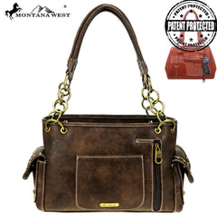 MW884G-8085  Montana West Spiritual Collection Concealed Carry Satchel
