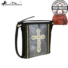 MW884G-9360  Montana West Spiritual Collection Concealed Carry Crossbody Bag