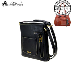 MW884G-9360  Montana West Spiritual Collection Concealed Carry Crossbody Bag