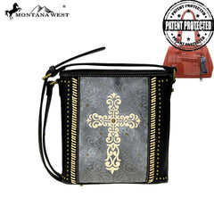 MW884G-9360  Montana West Spiritual Collection Concealed Carry Crossbody Bag