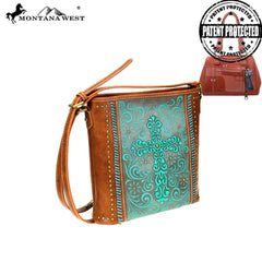MW884G-9360  Montana West Spiritual Collection Concealed Carry Crossbody Bag