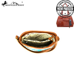 MW884G-9360  Montana West Spiritual Collection Concealed Carry Crossbody Bag