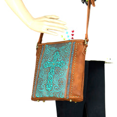 MW884G-9360  Montana West Spiritual Collection Concealed Carry Crossbody Bag