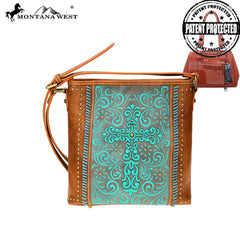 MW884G-9360  Montana West Spiritual Collection Concealed Carry Crossbody Bag