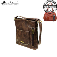 MW884G-9360  Montana West Spiritual Collection Concealed Carry Crossbody Bag