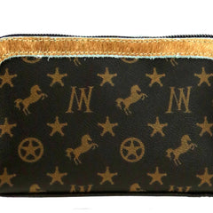 MW907-182 Montana West Signature Monogram Crossbody