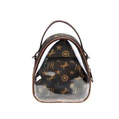 MW907-187 Montana West Signature Monogram Mini Bag/Crossbody