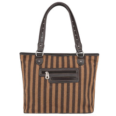 MW927-8112 Montana West Horse Collection Canvas Tote Bag