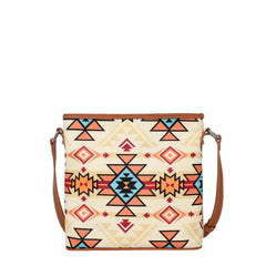 MW932-8360 Montana West Aztec Canvas Crossbody
