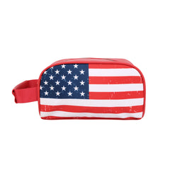 MW933-190  Montana West American Flag Print Multi Purpose/Travel Pouch