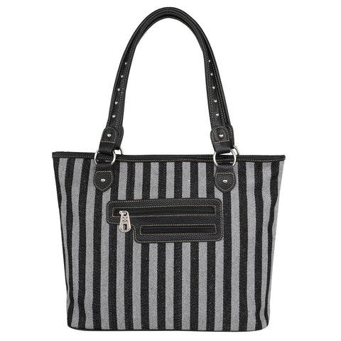 MW933-8112 Montana West American Flag Canvas Tote Bag