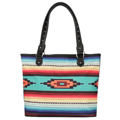 MW935-8112 Montana West Aztec Collection Canvas Tote Bag