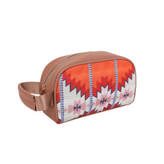 MW937-190  Montana West Brown Aztec Print Multi Purpose/Travel Pouch