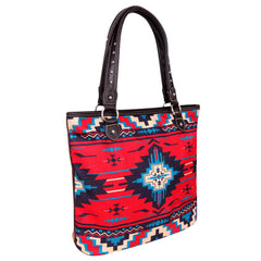 MW977-8112 Montana West Aztec Canvas Tote Bag