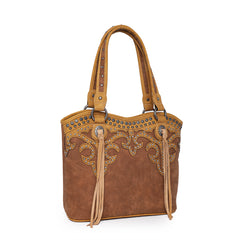 MW991G-8005 Montana West Concho Collection Concealed Carry Western Tote