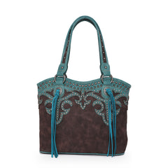 MW991G-8005 Montana West Concho Collection Concealed Carry Western Tote