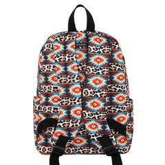 MWB-1007 Montana West Aztec And Leopard Print Backpack