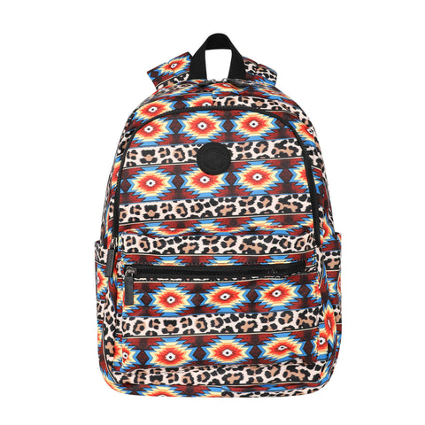MWB-1007 Montana West Aztec And Leopard Print Backpack