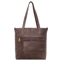 MWL-G015 Montana West Real Leather Safety Travel Tote/Crossbody
