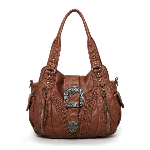 MWC-G020 Montana West Buckle Collection Dual Sided Concealed Carry Tote/Crossbody