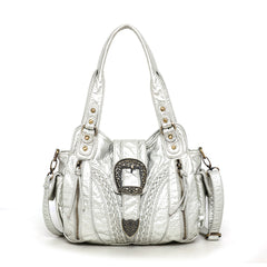 MWC-G020 Montana West Buckle Collection Dual Sided Concealed Carry Tote/Crossbody