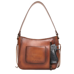 MWG01-G9067 Montana West Genuine Leather Collection Concealed Carry Hobo