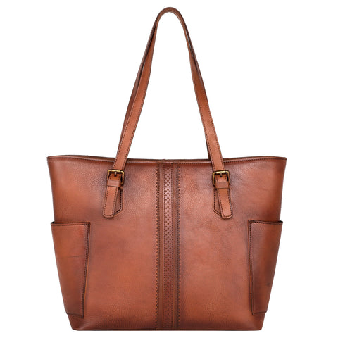 MWG04-G9068 Montana West Hand Paint Genuine Leather Collection Concealed Carry Tote